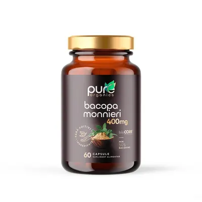Bacopa monnieri – Claritate cognitiva - 60cps PureOrganics