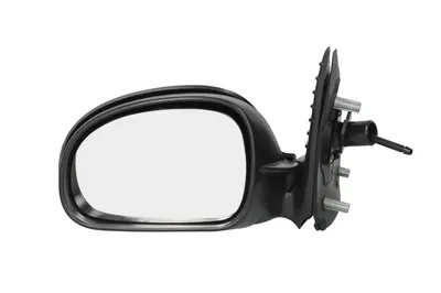 Oglinda laterala Stanga (mecanic, asferice, albastru) potrivit PEUGEOT 406