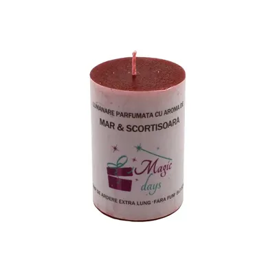 Lumânare parfumată Magic Days măr & scorțișoară 7.5cm