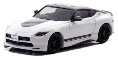 Model de colecție Carnel Modern: Automobile - Nissan Fairlady Z Version ST Ediție personalizată, alb prismă/negru super, 2023