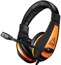 Căști gaming Canyon - Star Raider GH-1A, negru/portocaliu