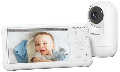 Monitor pentru bebeluși cu cameră Momcozy - 5'' 1080P Full HD, BM01