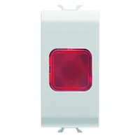Lampa Indicatoare Unica - Roșu - 1 Modul - Alb - Antibacterian - Chorusmart