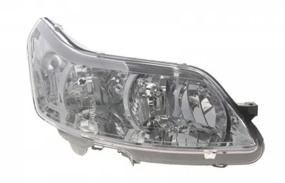 Far dreapta (H1 H7, reglaj electric, cu motoras, fundal cromat) CITROEN C4 2004-2008
