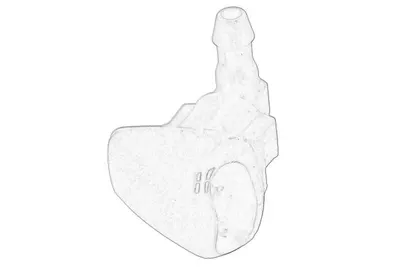 Diuza spalare parbriz fata dreapta potrivit MAZDA 3 2003-2009