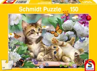 Puzzle Schmidt din 150 de piese - Pisicuțe jucăușe
