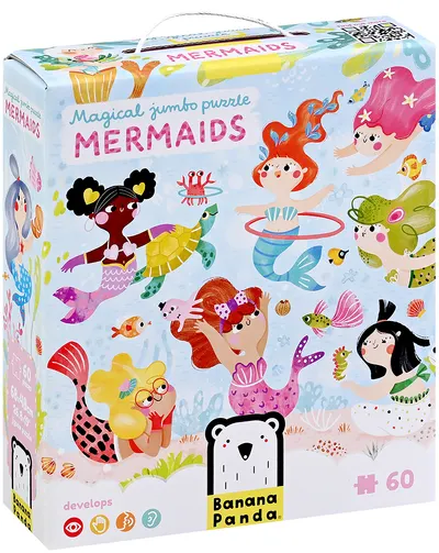 Puzzle pentru copii Banana Panda din 60 de piese - Sirene