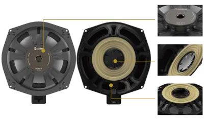 Subwoofer Auto Rainbow IL-W8 BMW, 4 OHM, 80W RMS, 2 buc