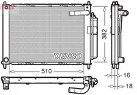 Condensator climatizare (cu uscator) potrivit NISSAN MICRA C+C III, MICRA III, NOTE 1.0-1.6 03.02-06.12
