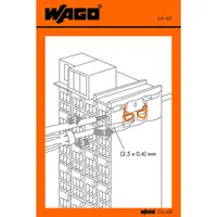 Stickers for operating instructions; for matrix patchboards; 726 Series