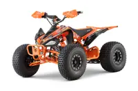ATV electric ECO Speedy XXL 1500W 60V 20Ah cu diferential, roti 8 inch, culoare portocalie