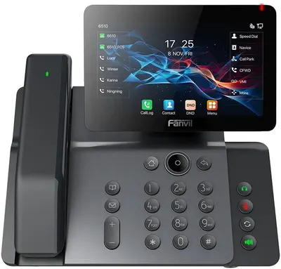 Telefon IP Fanvil – V66 Pro, Wi-Fi/Bluetooth, VoIP, negru