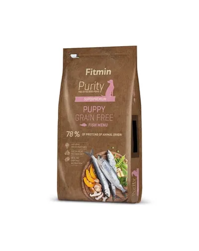 FITMIN Dog Purity Grain free puppy fish 12 kg