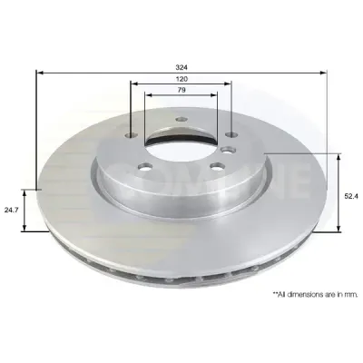 Disc frana COMLINE ADC1732V