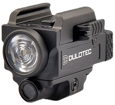 Lanternă pistol Dulotec - G4, sub-țeavă cu laser indicator direcție, roșu