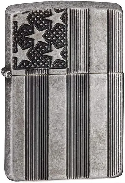 Bricheta Zippo Armor - Steagul Americii, gravata