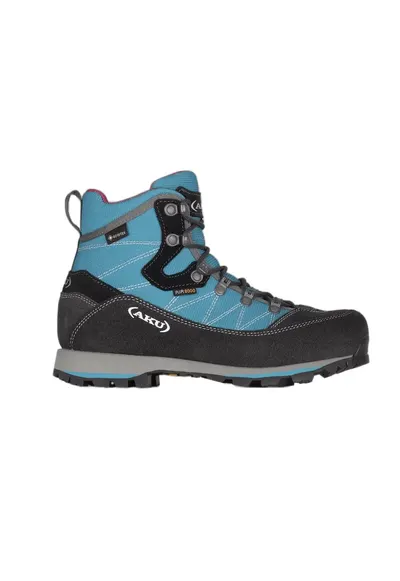 Bocanci trekking dama Trekker Lite III Wide GTX - Negru/Turcoaz