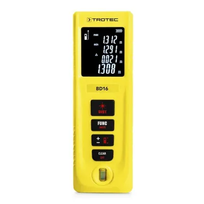 Telemetru BD16, Distanta de masurare: bis 40 m, Ecran luminat, Protectie tip IP54, Functie de adunare/scadere, Boloboc integrat