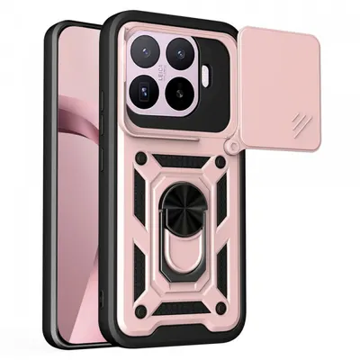 Husa pentru Xiaomi 17T, Techsuit, CamShield, Roz Aurie