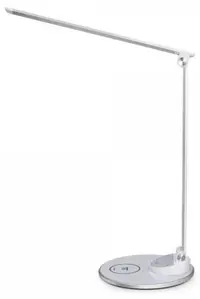 Lampă de masă LED TaoTronics - TT-DL069, cu încărcare wireless și port USB, alb