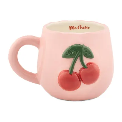 Cană roz-deschis Cherry – Sass & Belle