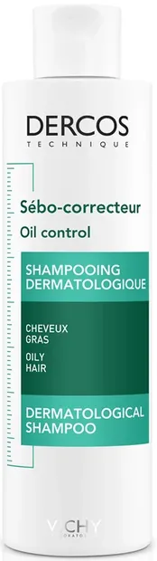 Șampon seboregulator Vichy Dercos, 200 ml