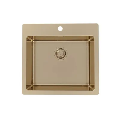 Chiuveta bucatarie inox culoare bronz Alveus Pure 70
