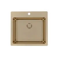 Chiuveta bucatarie inox culoare bronz Alveus Pure 70