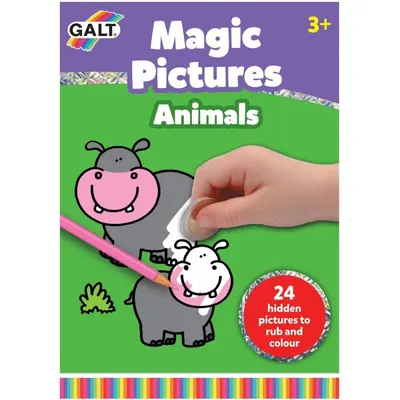 Carte pentru copii - sterge si coloreaza Galt - Animale