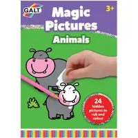Carte pentru copii - sterge si coloreaza Galt - Animale
