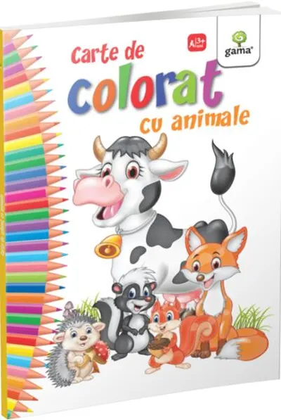 Carte de colorat cu animale - Paperback brosat