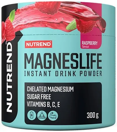 Magneslife Instant Drink Powder, zmeură, 300 g, Nutrend