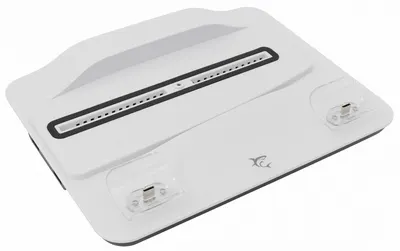 Suport pentru consolă + stație de încărcare de andocare White Shark - Guard, white (PS5)