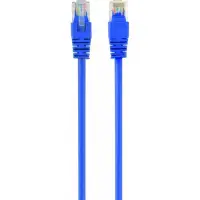 Cablu UTP SPACER SP-PT-CAT5-0.25M-BL, Cat5e, cupru-aluminiu, 0.25 m, albastru, AWG26