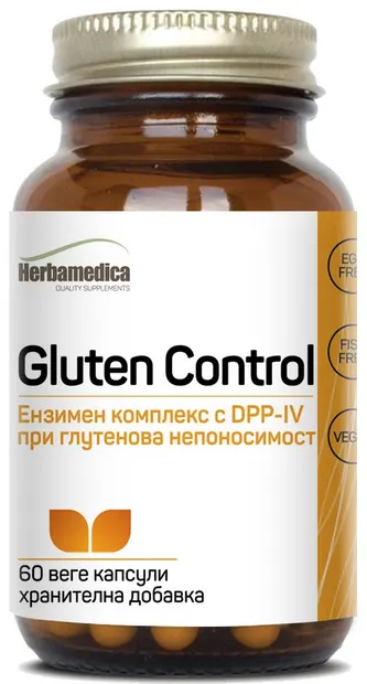 Gluten Control, 60 capsule vege, Herbamedica