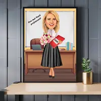 Caricatura Profesoara