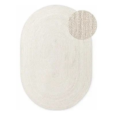 Covor crem reversibil/țesut manual din iută 160x230 cm Braided – Hanse Home