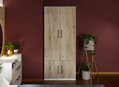 Dulap Relax Alb / Stejar k02 - C82/04