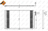 Radiator clima AC cu uscator LAND ROVER RANGE ROVER III 3.0D 4.4 intre 2002-2012