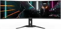 Gaming monitor Gigabyte - Aorus, CO49DQ, 49'', OLED, 0.03 ms, negru