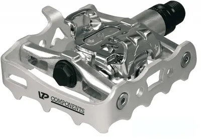 Pedale VP-X82 VPComponents, SPD, aluminiu, culoare argintiu