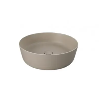 Lavoar baie pe blat cappuccino mat 42 cm, rotund, Rak Feeling