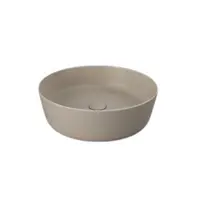 Lavoar baie pe blat cappuccino mat 42 cm, rotund, Rak Feeling