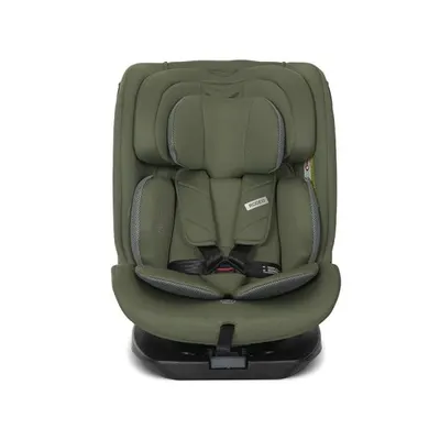 Scaun auto pentru copii Lorelli Rodeo Green Grey i-Size, isofix, rotativ, protectie SPS la impact lateral, 0 luni-12 ani, 40-150 cm