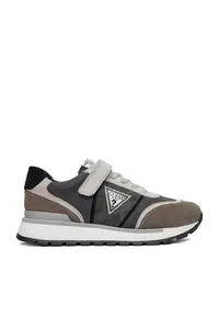Pantofi sport copii - Gri - piele naturala - velcro