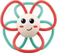 Hola Toys Zornăitoare și Jucărie de Dentiție pentru Bebeluși - Floare