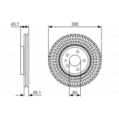Disc frana BOSCH 0 986 479 666