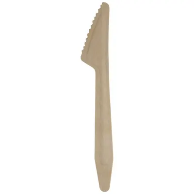 Cutite de Unica Folosinta, Biodegradabile, Lemn, 16.5 cm, 12 Buc
