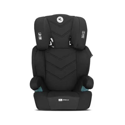 Scaun auto pentru copii Lorelli Speed GT Black i-Size, isofix, transformabil in inaltator auto, tetiera reglabila, cotiere, husa detasabila, 3-12 ani, 100-150 cm