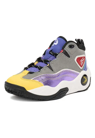 Pantofi sport copii - piele naturala - gri - stilati si confortabili